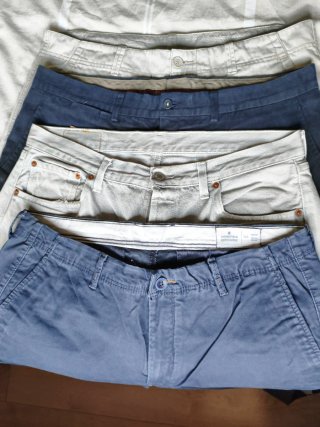 Pack 4 Pantalones Springfield + Levis + Tussi