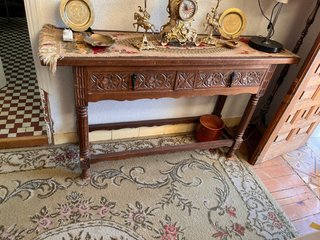 Mueble Consola Antiguo de Madera