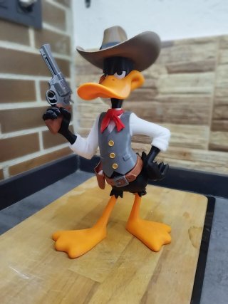 Figura Pato Lucas Western impresión 3d