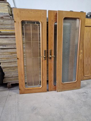 Puertas de Madera con Cristal
