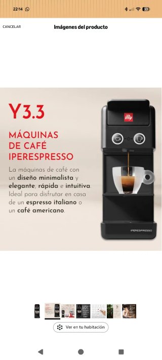 Cafetera illy Iperespresso Y3.3
