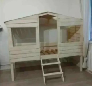 Cama Cabaña Infantil Woody Wood