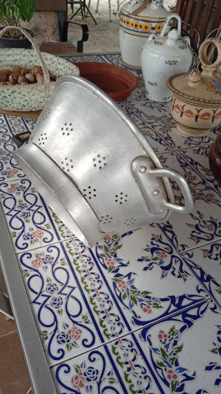 Escurridor de Metal Plateado