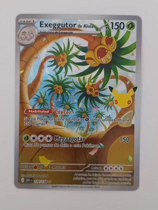 Carta Pokémon Exeggutor de Alola 129/128