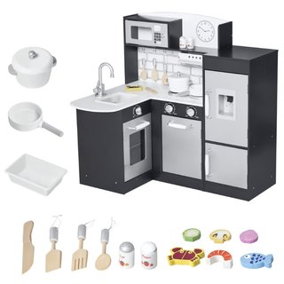 Cocina Juguete Niños Madera 14 Accesorios, Horno,