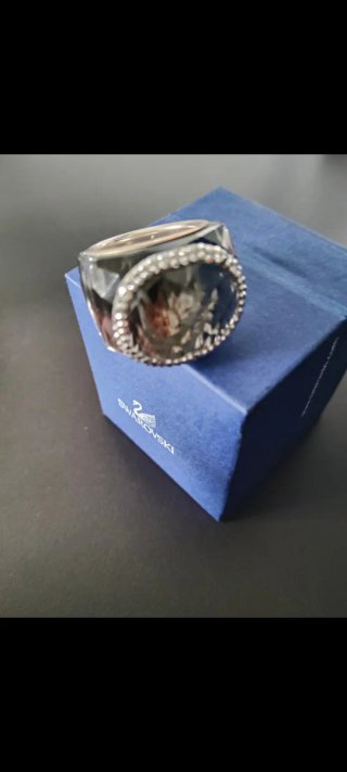 Anillo Swarovski Negro talla 55