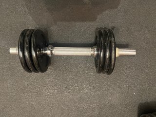 Par de mancuernas con 12 discos de 1 kg