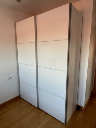 Armario de Puertas Correderas Blanco