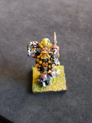 3d enano matador 3d pintado