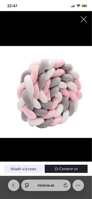 2 Trenzas protectoras para Cuna