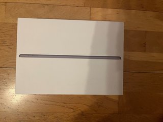 Caja vacía de iPad