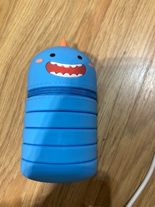 Estuche Escolar Azul con Diseño de Monstruo