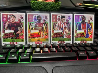 4 Cartas Topps Chart Toppers Limited Edition