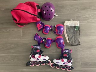 Set de Patines de 3 ruedas con protecciones