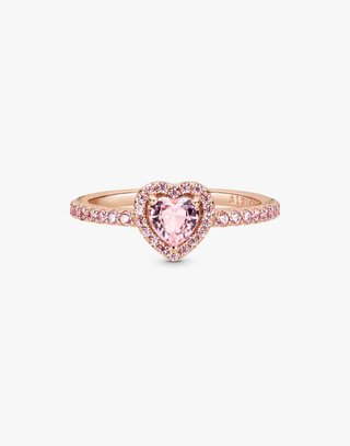 Anillo Corazón Rosa