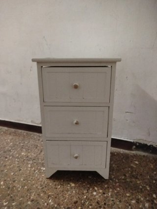 Cajonera Blanca de Madera