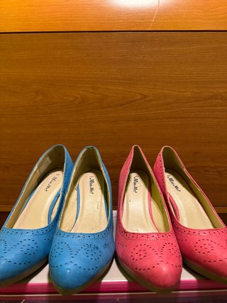 2 Pares Zapatos Tacón Miss Me Talla 41