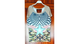 Camiseta Custo Estampada Talla M