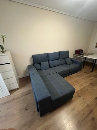 Sofá Chaise Longue Azul