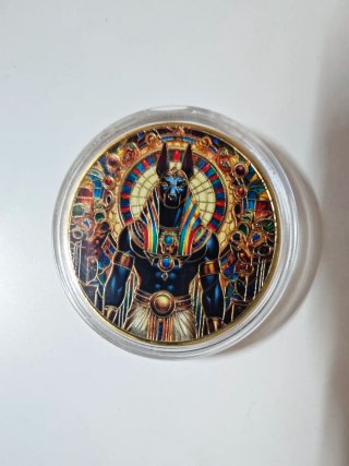 Moneda conmemorativa Anubis
