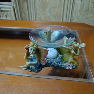 Portavelas con Figuras de Hadas