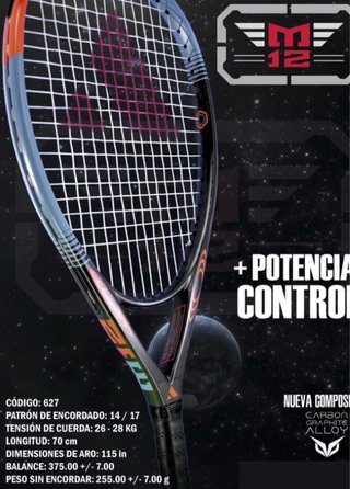 Raqueta de Pádel Master Pro M12