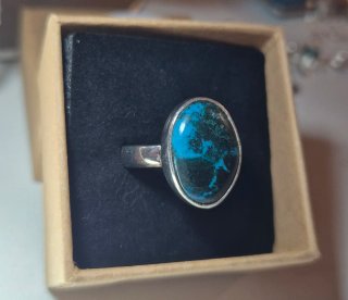Anillo de crisocola plata 925