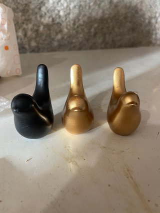 Set de 3 Figuras Decorativas de Aves