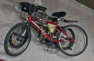 Bicicleta Eleven 24 pulgadas roja
