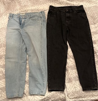 2 Pantalones Pull&Bear Standard Fit Talla 42