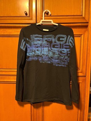 Camiseta manga larga Energie negra