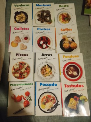 Colección libros de cocina