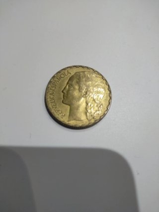 Moneda 1 Peseta 1937 II República