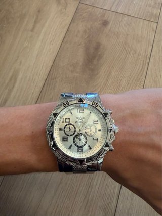 Reloj de hombre Zhowe plateado
