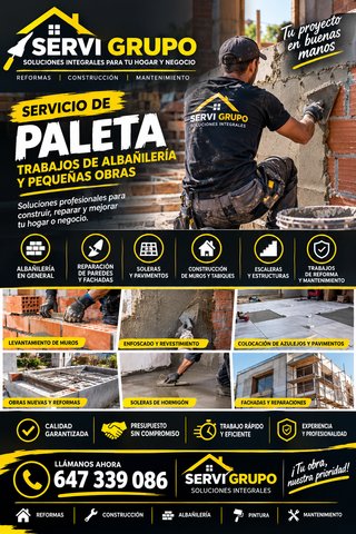 Servicio de Paleta y Albañilería