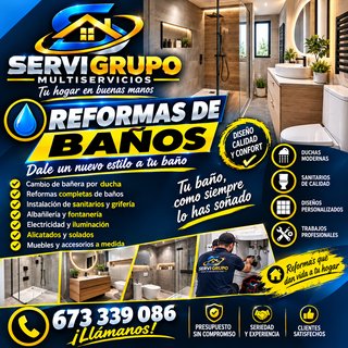 Reformas de Baños - Servi Grupo