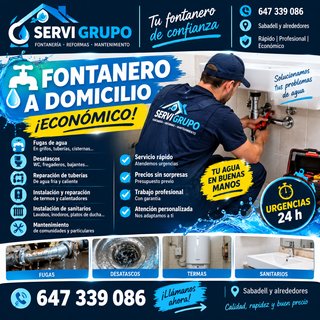 Fontanero a domicilio en Sabadell