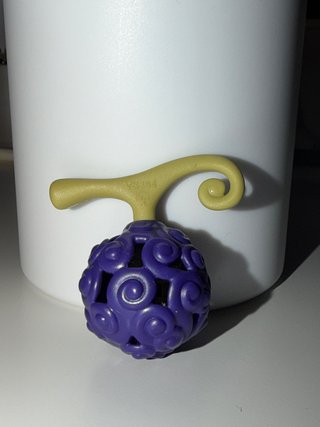Figura Bola Lila con Tallo