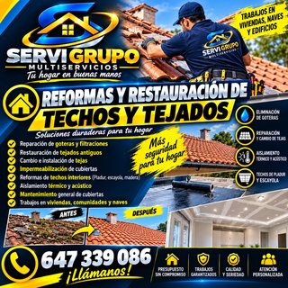 Reformas y Restauración de Techos y Tejados