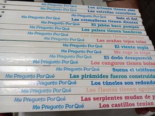 Lote 18 libros. ¿ME PREGUNTO POR QUE? ¡¡Ocasión!!