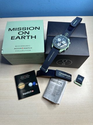 Reloj Omega Swatch Mission on Earth ¡NUEVO!