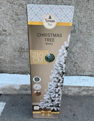 Árboles de Navidad Slim Snowy 180 cm