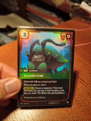 Carta Scuttle Crab Riftbound Unleashed
