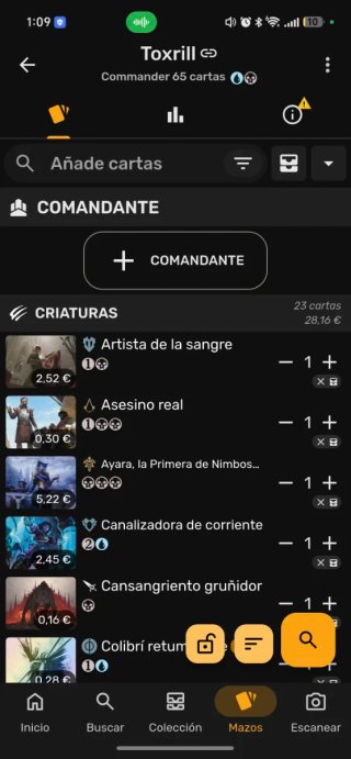 Mazo Commander Magic: Toxrill, el Corrosivo