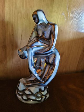 Figura Decorativa Grande de Cerámica