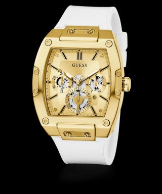 Reloj Guess Phoenix Multifunción (Dorado y Blanco)
