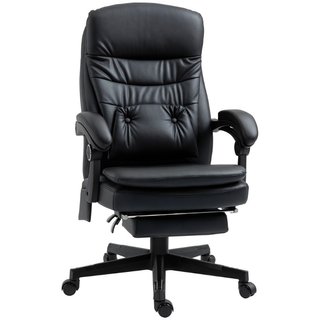 Silla de oficina con masaje, polipiel y puerto USB