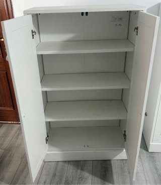 Vitrina Blanca de Madera