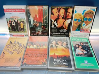 películas en VHS, 8 films , Drama, comedia