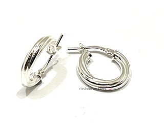 argollas plata 925mm